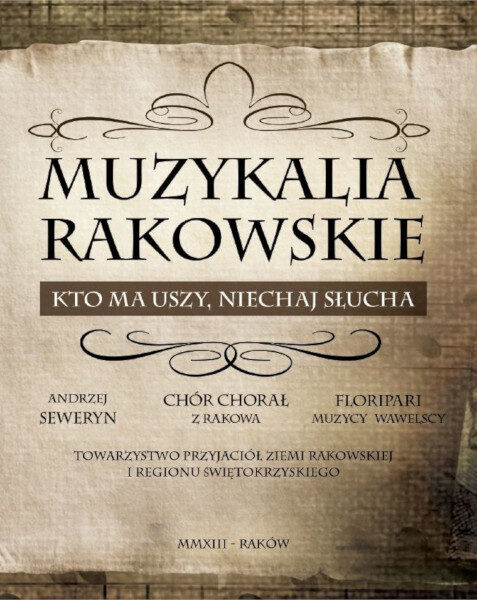 Muzykalia Rakowskie - Kancjonał Rakowski (1625 rok)