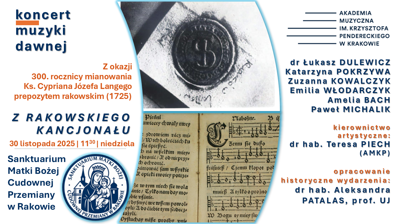 Koncert muzyki dawnej 30.11.2025